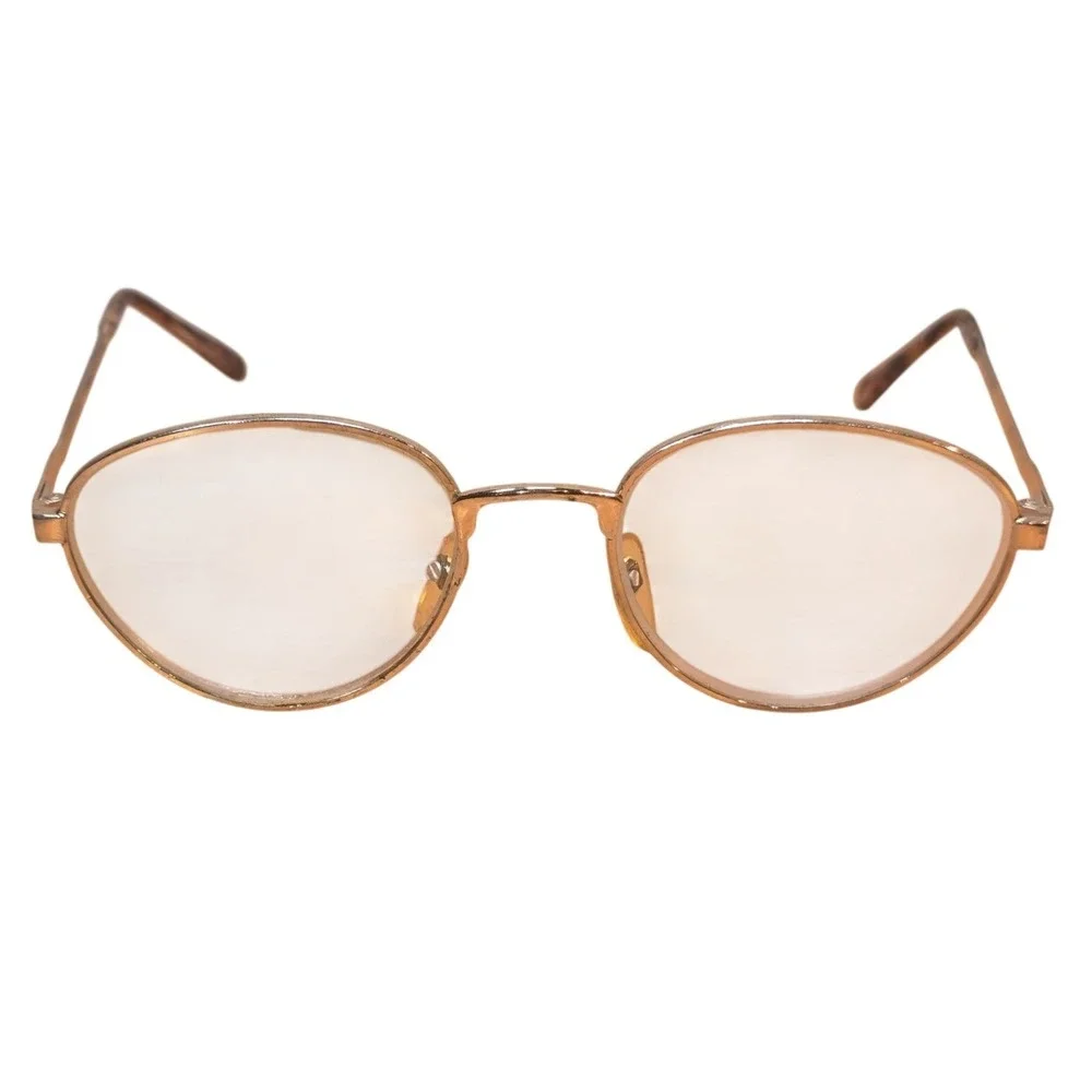 Vintage 1980s or 1990s Glasses Unbranded‎ Gold Rimmed Frames